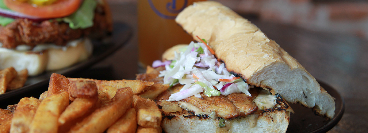 Cajun redfish and fries